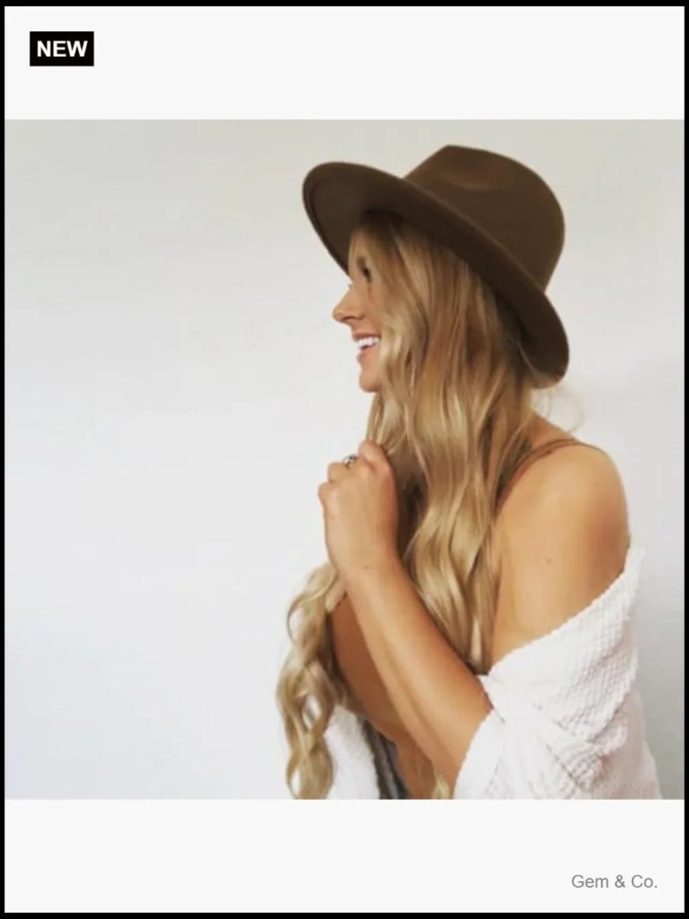 Classic Felt Fedora Wide Brim Floppy Panama Hat with Belt Buckle